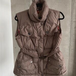 Burberry Women's Brown Puffer Vest